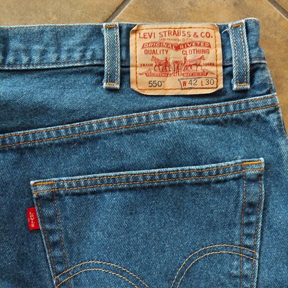 Levi's 550 Relaxed Fit Men's Jeans 42 X 30 - Picture 6 of 6